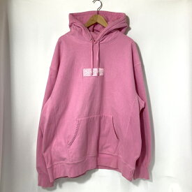 【中古】 Supreme シュプリーム フーディー ボックスロゴ パーカー Box Logo Hooded Sweatshirt メンズ XXLサイズ ピンク トップス A15725◆