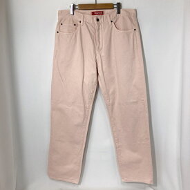 【中古】Supreme シュプリーム 25AW レギュラージーンズ メンズ サイズ34 ピンク ボトム A15746◆