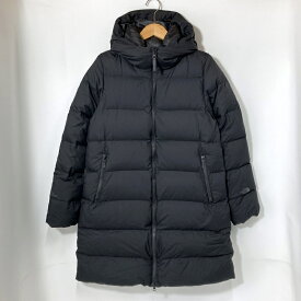 【中古】THE NORTH FACE ザ・ノース・フェイス ウィンドストッパーダウンシェルコート NDW91864 レディース XLサイズ ブラック アウター A15751◆