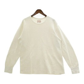 【中古】BONCOURA ボンクラ サーマル カットソー ロンT Heavy Weight Thermal Long Sleeves メンズ サイズ38 ホワイト トップス DM18087■