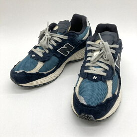 【中古】NEW BALANCE ニューバランス スニーカー M2002RDF ローカット メンズ 27.5cm ブルー 靴 B16004◆