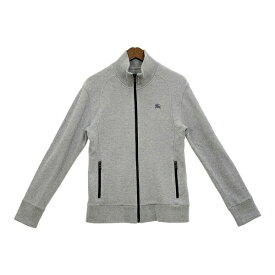 【中古】Burberry Black Label バーバリーブラックレーベル ジップスウェット ジャケット メンズ サイズ2 グレー トップス DM18602■