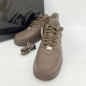 【中古】NIKE Supreme ナイキ Supreme スニーカー シューズ Air Force 1 Low Baroque Brown メンズ 27cm ブラウン 靴 DF20071■