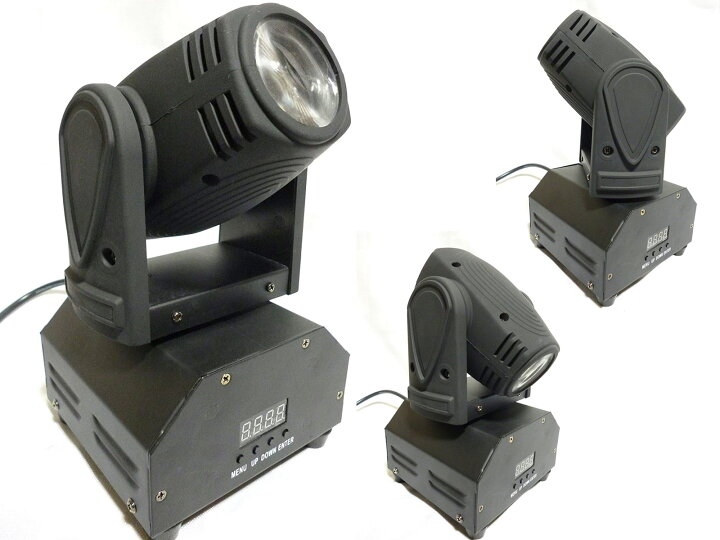 楽天市場】LED ムービングライト 12W×4 50W RGBW (赤緑青白) 4IN1 11 