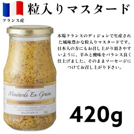 トマトコーポレーション 粒入りマスタード 420g フランス産 賞味期限2025年10月31日以降 日本もったいない食品センター ecoeat エコイート 通販 賞味期限切れ 賞味期限切迫 規格外 訳アリ 食品