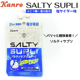 カンロ ソルティーサプリ 塩サイダー味 18g ラムネ 賞味期限2026年6月30日 日本もったいない食品センター ecoeat エコイート 通販 賞味期限切れ 賞味期限切迫 規格外 訳アリ 食品