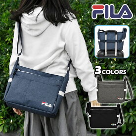 FILA フィラ ショルダーバッグ レディース 斜めがけ 大人 大きめ おしゃれ 軽量 スポーティー/ 杢調ポリキャンバス /小さめ 小さい ミニショルダーバッグ バッグ 無地 シンプル 軽い かわいい 可愛い オシャレ 大人 大人可愛い ポケット 多い 旅行 キャリーオンバッグ/