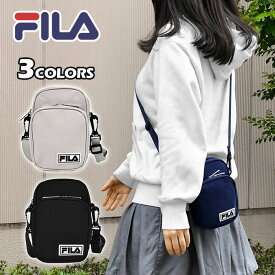 FILA フィラ ミニショルダーバッグ ショルダーバッグ レディース 斜めがけ 大人 小さめ おしゃれ 軽量 スポーティー/ ポリキャンバス ラバーネーム /スマホショルダー スマホショルダーバッグ スマホポーチ 縦 縦型 縦長 シンプル オシャレ ナイロン ブランド バッグ/