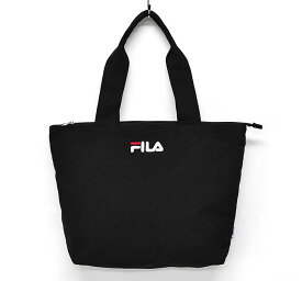 FILA フィラ キャンバス トートバッグ メンズ 大きめ ファスナー付き A4 通勤 通学 肩掛け 無地 仕切り/ 片あおり /ポケット 多い たくさん 大きい 大容量 シンプル 軽い 軽量 おしゃれ オシャレ 大人 肩がけ 手提げ 旅行 帆布 ブランド 刺繍 ファスナー チャック バッグ/