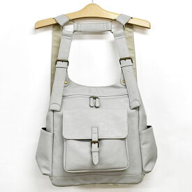 リュック レディース/フェイクレザー 2way H型リュック ショルダーバッグ H型 合成皮革 合皮 レザー バッグ 通勤 通学 A4 大容量 マザーズバッグ 可愛い かわいい おしゃれ オシャレ 大人 大人女子 無地 シンプル サイドポケット 背面ファスナー 人気 オリジナル