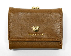 小学生 中学生 高校生 子供 子供用 子ども こども キッズ 女の子 女子 くま クマ 熊 グッズ くまグッズ 財布 フェイクレザー ベア がま口 三つ折り ミニ財布 ミニウォレット 三つ折り財布 ミニ 小さい 小さめ 通学 かわいい 可愛い おしゃれ シンプル プレゼント