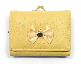 ちいかわ ハチワレ うさぎ 財布 グッズ リボン がま口 三つ折り ミニ財布 ミニウォレット 三つ折り財布 ミニ レディース 女性 女子 小さい 小さめ 通勤 大人 小学生 中学生 高校生 かわいい 可愛い おしゃれ 小物 雑貨 キャラクター プレゼント ギフト 総柄 型押し