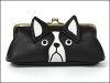 FLAPPER(フラッパー)フェイクレザーブブリンがま口ペンポーチ