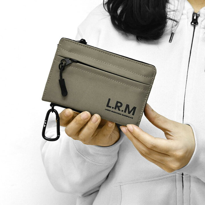 楽天市場】L.R.M ナイロン 隠しジップ ミドル財布 ミドル 財布 二 