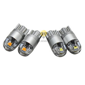 LED T10　T16　3030SMD　超小型　ポジション球　バックランプ 【無極性】　ホワイト or アンバー 車検対応【ハイブリッド車対応】