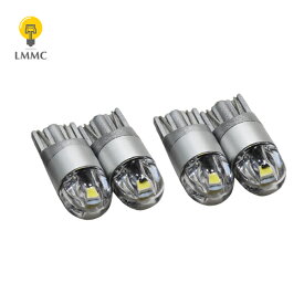 4球セット LED T10　T16　3030SMD　超小型　ポジション球　バックランプ 【無極性】　ホワイト or アンバー 車検対応【ハイブリッド車対応】