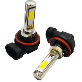 LEDフォグランプ【H8 H11 H16 HB4 PSX26W】車検対応 COB【ハイブリッド車対応】LEDフォグホワイト or イエロー(黄色)