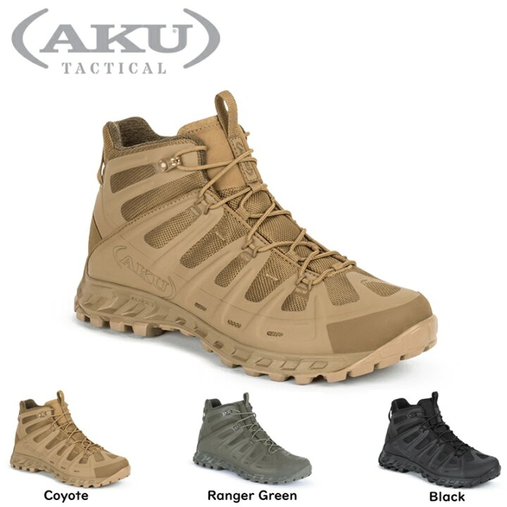 楽天市場】AKU Tactical ミリタリー ブーツ SELVATICA TC MID GTX 