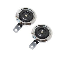汎用 バイク用 メッキホーン 2個 12V