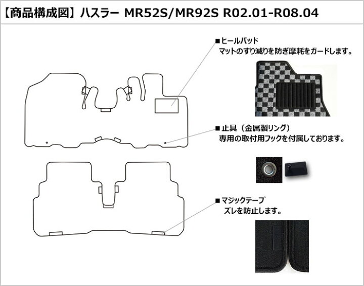楽天市場】【P7倍 14日20時〜】スズキ 新型 ハスラー MR52S MR92S 