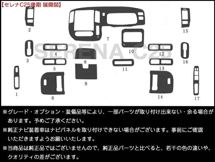楽天市場】【P8倍 (3/25)限定】【在庫処分セール】【セレナ C25 後期  