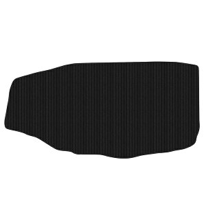 【在庫処分セール】レクサス GS 190系 ハイブリッド 後期(型式:GWS191、GRS191/196)(年式:H19.10-23.05) トランクマット ラゲッジマット 黒×無地ストライプ【在庫限り】