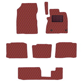 【P5倍以上 13日10時〜】【次世代レザーマット】三菱　アウトランダー　PHEV　GN0W　7人乗り　フロアマット