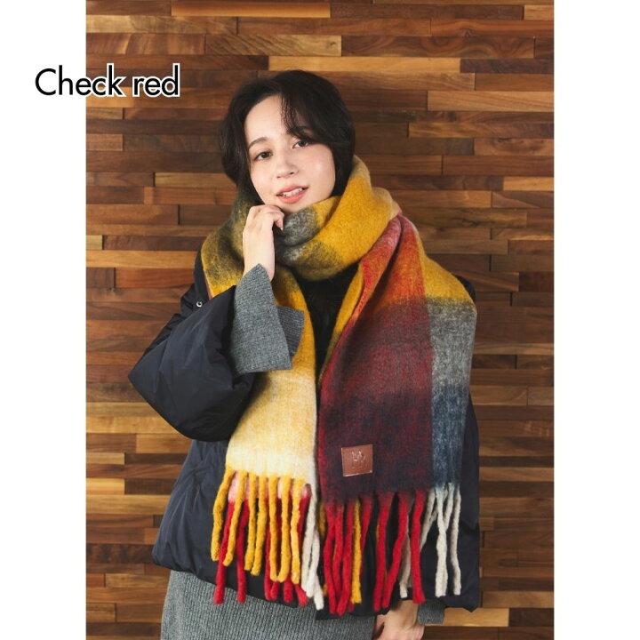楽天市場】【13000→4990円！】HOBI ウール混 ボリュームマフラー 
