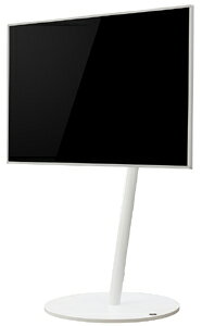 WALL テレビスタンド テレビ台 WALL SEVENSTAND セブンスタンド A2 ラージタイプ 45〜80v対応 大型テレビ対応 コード収納 自立型 キャスター付き 移動 フラット 薄型ベース TVスタンド ホワイト ブラ