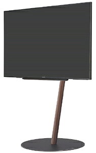 WALL テレビスタンド テレビ台 組立設置付き WALL SEVENSTAND セブンスタンド A2 ラージタイプ 45〜80v対応 大型テレビ対応 コード収納 自立型 キャスター付き 移動 フラット 薄型ベース TVスタンド