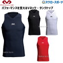野球 アンダーシャツ ノースリーブ マクダビッド プレミアム V-タンク 吸汗速乾 Vネック M885 ウエア ウェア 吸汗速乾 野球部 ランニング メンズ 野球用品 スワロースポーツ