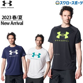 野球 アンダーアーマー Tシャツ ウエア UA TECH SS SHIRT BIG LOGO 半袖 1378237 underarmour