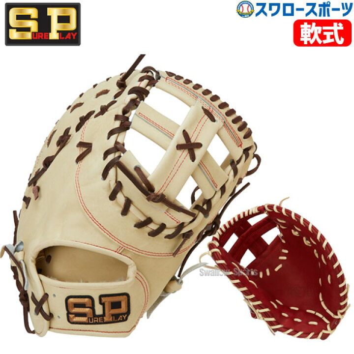 楽天市場】野球 シュアプレイ 軟式ファーストミット 右投用 左投用 