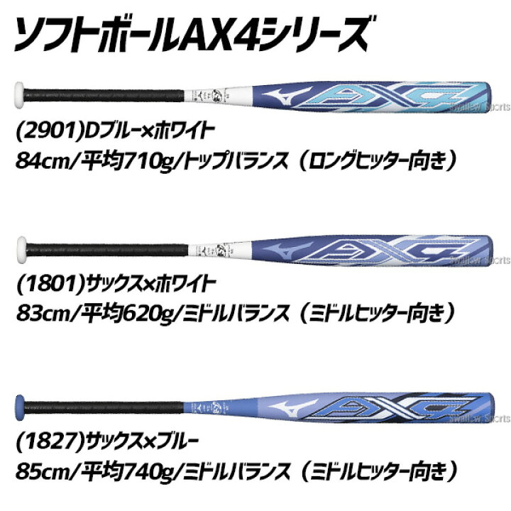 楽天市場】＼25日(金)全品ポイント5倍／ ソフトボール バット 3号 AX4  