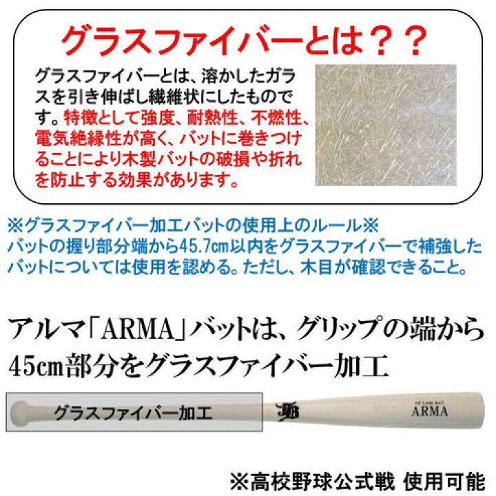 楽天市場】野球 和牛JB JB 硬式木製 バット ラミバット 竹 メイプル 