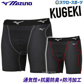 返品不可 野球 ミズノ スライディングパンツ ジュニア KUGEKI スラパン ファウルカップ収納式 パッド付き 12JBCP34 少年 キッズ 男の子 女の子 学童 子供 子ども 野球用品 スワロースポーツ