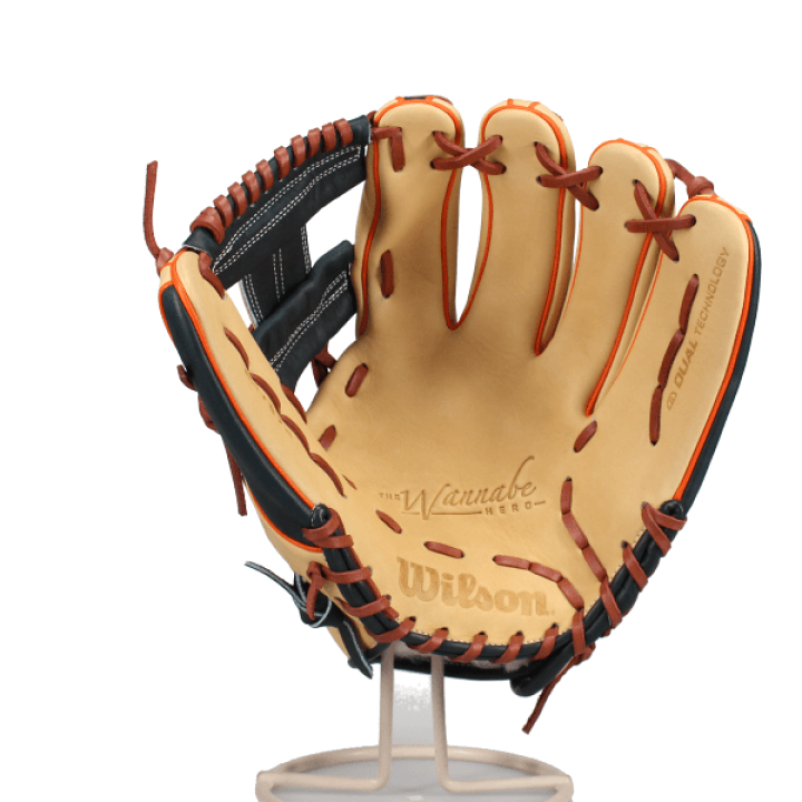 ウイルソン軟式グラブ 内野手 ワナビーヒーロー　87型　デュアル　Wilson 2024モデル】ウィルソン 軟式 グローブ グラブ 内野手用 右投げ用 左