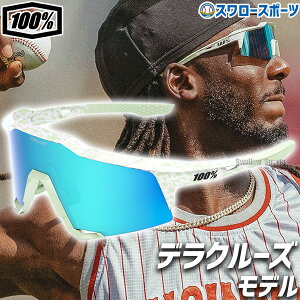 野球 サングラス 100% ワンハンドレッド デラクルーズモデル 選手モデル プロモデル アクセサリー スポーツ 限定 一般用 62007-00001 野球用品スワロースポーツ