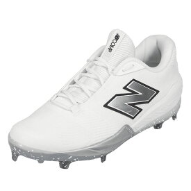 【タフトーのみ可】野球 ニューバランス NEW BALANCE 野球スパイク 大人 スパイク ポイントスパイク 樹脂底 ポイント ホワイト CCOMPTW4 Newbalance 野球用品 スワロースポーツ