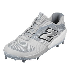 【タフトーのみ可】野球 ニューバランス NEW BALANCE スパイク ポイントスパイク 樹脂底 スタッド コンポジット v4 グレー CCOMPTG4 Newbalance 野球用品 スワロースポーツ