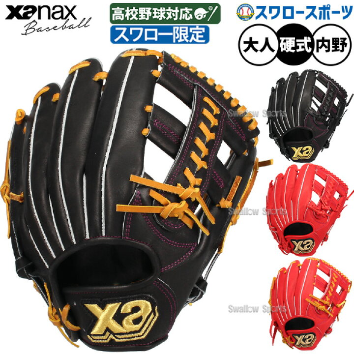楽天市場】野球 ザナックス 硬式グローブ グラブ 硬式用 高校野球対応 