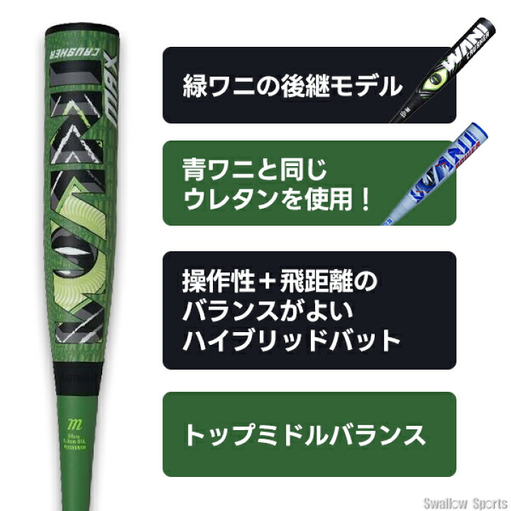 ワニマックス 緑 ワニ クラッシャー 楽天市場 ポイント10倍 野球 
