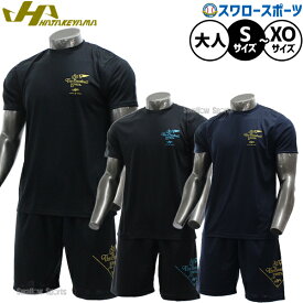 野球 ハタケヤマ セミオーダー ライトTシャツ ドライハーフパンツ ウェア ウエア 上下セット セットアップ 半袖 半ズボン トレーニング 限定 HF-SLT26-HF-SHP26 HATAKEYAMA 野球用品スワロースポーツ