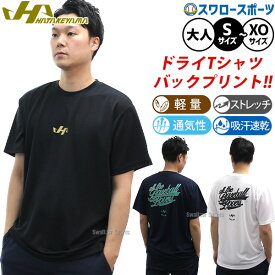 野球 ハタケヤマ デザインドライTシャツ ウェア ウエア Tシャツ メンズ レディース ユニセックス 限定 大人用 一般用 HF-DT26 HATAKEYAMA 野球用品スワロースポーツ