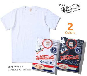 Whitesville(�z���C�c�r��)�@ Lot No. WV73544 / WHITESVILLE 2-PACK T-SHIRT 2���gT�V���c