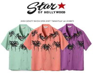 STAR OF HOLLYWOOD（スターオブハリウッド）SH38873　HIGH DENSITY RAYON OPEN SHIRT(TARANTULA）　　　…