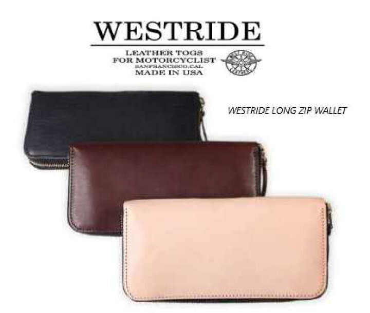 楽天市場】WESTRIDE(ウエストライド) WESTRIDE LONG ZIP WALLET 3Color 