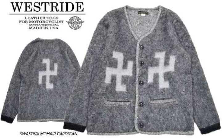 楽天市場】ウエストライド(WESTRIDE) SWASTIKA MOHAIR CARDIGAN 