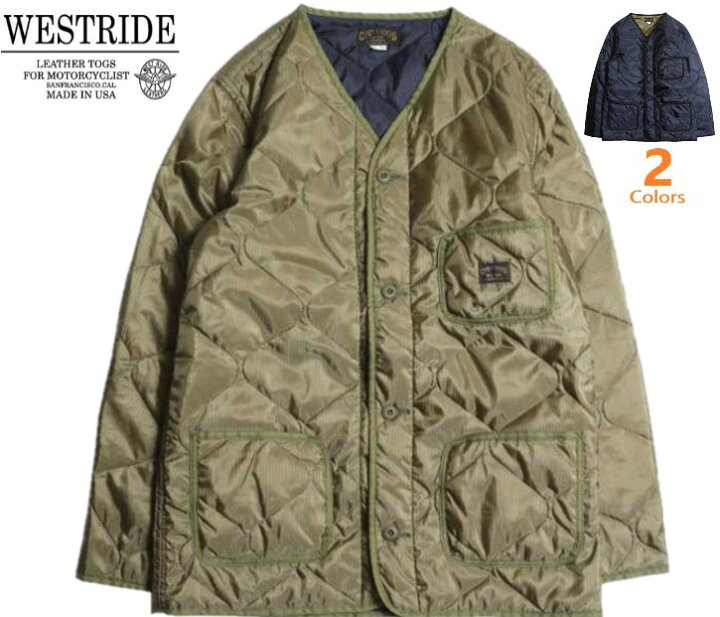 楽天市場】ウエストライド(WESTRIDE) 22SS QUILTING INNER JACKET 