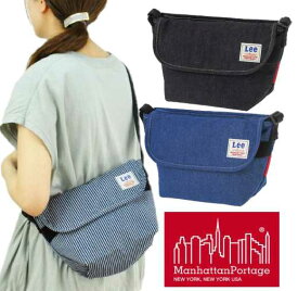 MANHATTAN PORTAGE(マンハッタンポーテージ)数量限定商品　MP1603LEECasual Messenger Bag Lee　カジュアルメッセンジャーバッグ／ リー　ショルダーバッグ　メンズ　レディース　LEEコラボ　【送料無料】